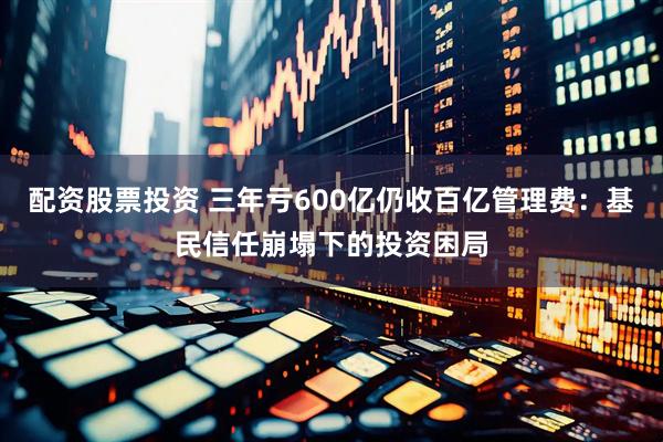配资股票投资 三年亏600亿仍收百亿管理费：基民信任崩塌下的投资困局