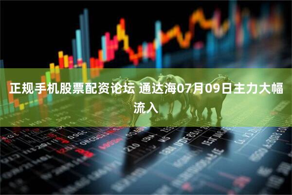 正规手机股票配资论坛 通达海07月09日主力大幅流入